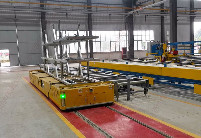 RGV軌道車，可有效提高制造運行效率