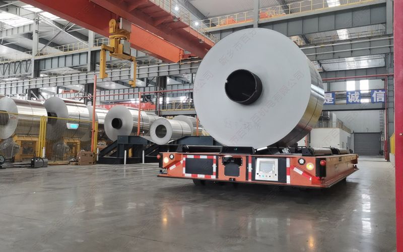 無軌電動平板車在帶鋼加工車間中的應用及優(yōu)勢