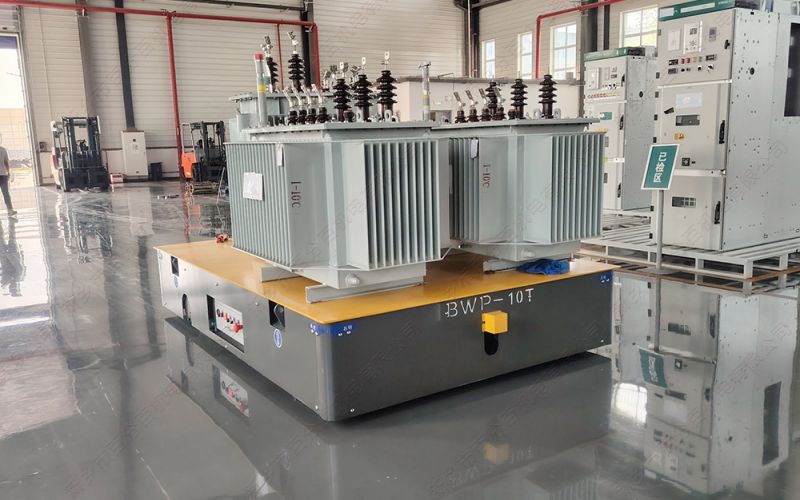 ?膠輪無軌平板車在車間環(huán)氧地坪路面轉運工件的應用與實踐