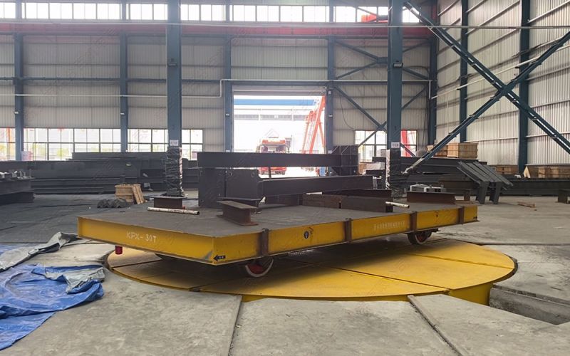 軌道平車直角轉(zhuǎn)彎方案對比：轉(zhuǎn)盤轉(zhuǎn)向 vs 縱橫平移