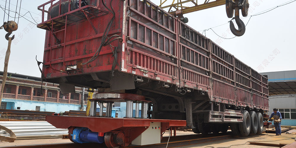 液壓升降電動平車